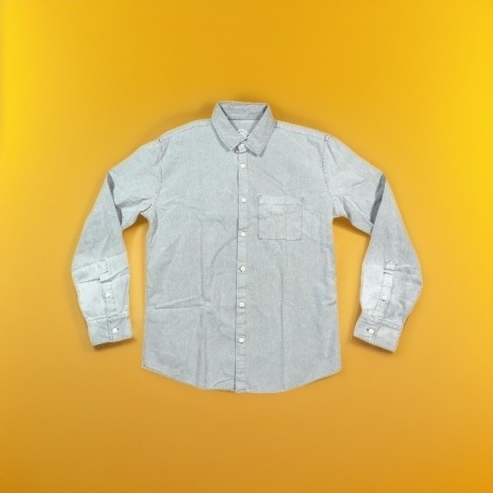 Alex Crane Button Up Medium Luxury Huckberry Gray Long Sleeve Shirt